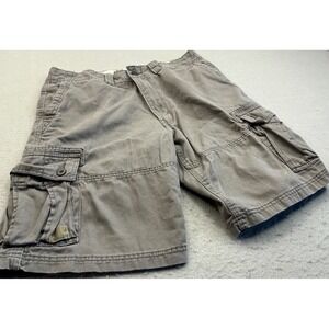 Denizen‎ from Levi's Cargo Shorts Grey Cotton Multi-Pocket Casual Mens Size W34